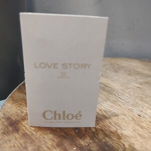 Chloé Love Story Eau de Parfum Spray 0.04 Fl‎ Oz NEW SAMPLE VIAL ON CARD